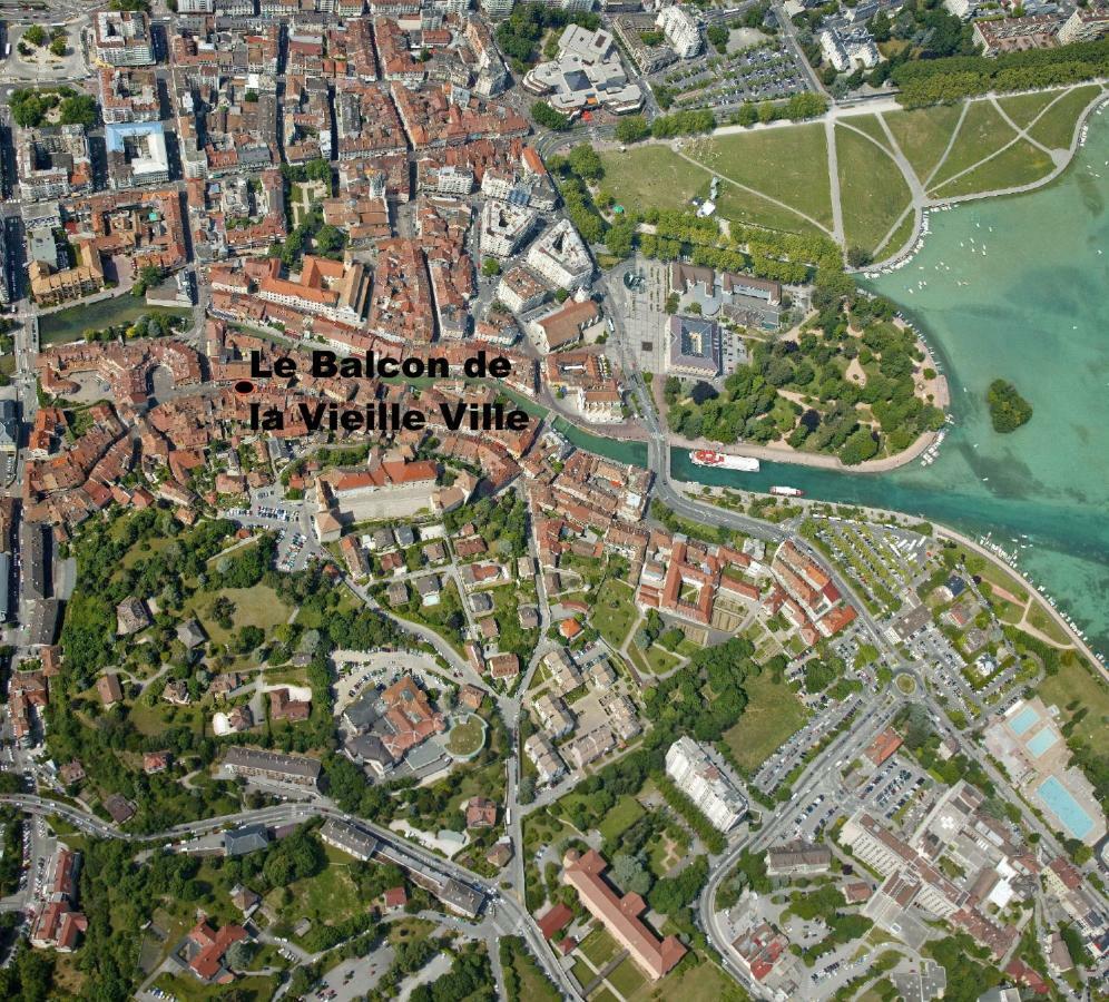 Le Balcon De La Vieille Ville Annecy Exterior foto